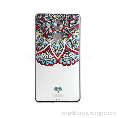 Wholesale Embossment Relief TPU phone case for huawei mate 8 cover case
